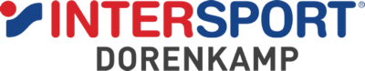 Logo mit dem Text "INTERSPORT DORENKAMP" in blauer und roter Schrift auf wei&szlig;em Hintergrund.